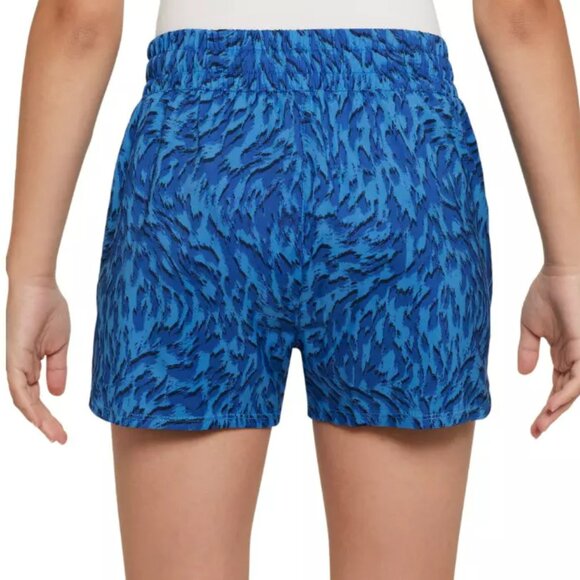 Nike Girls Size XS One Woven High Rise Printed Shorts FQ4527-435 - Picture 3 of 4